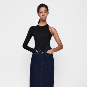 ZARA One Shoulder Bodysuit